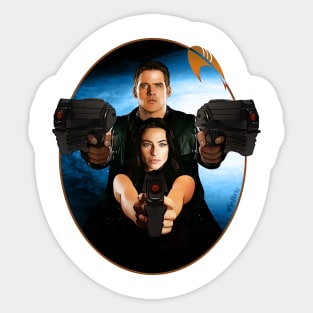 John & Aeryn Sticker